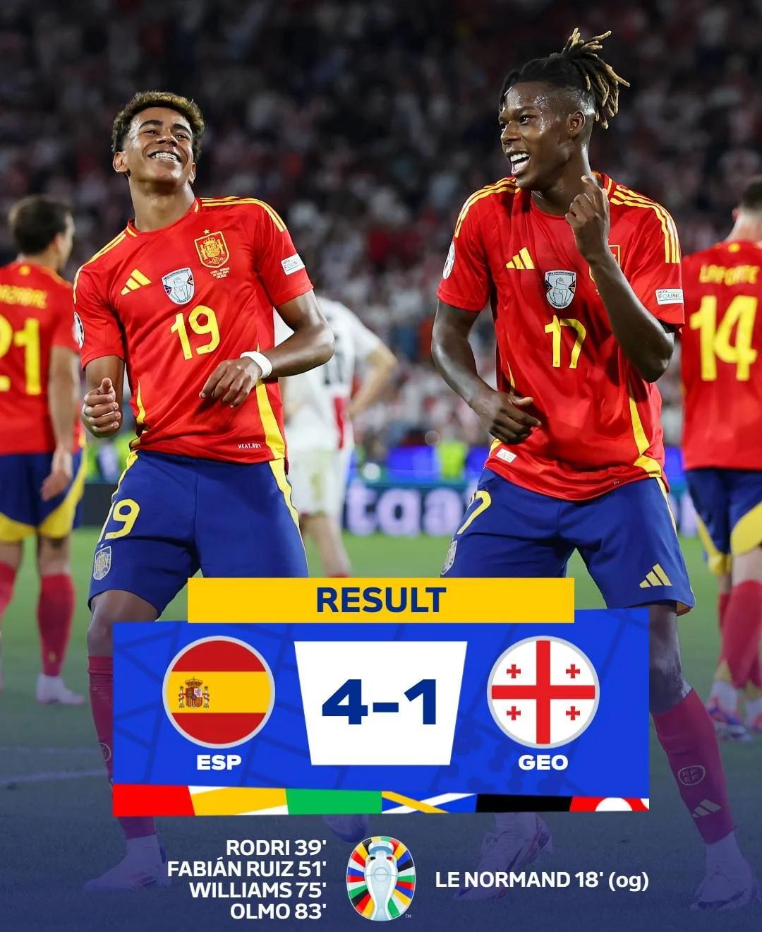 西班牙队实现惊人逆转,成功晋级四强 西班牙队实现惊人逆转,成功晋级四强