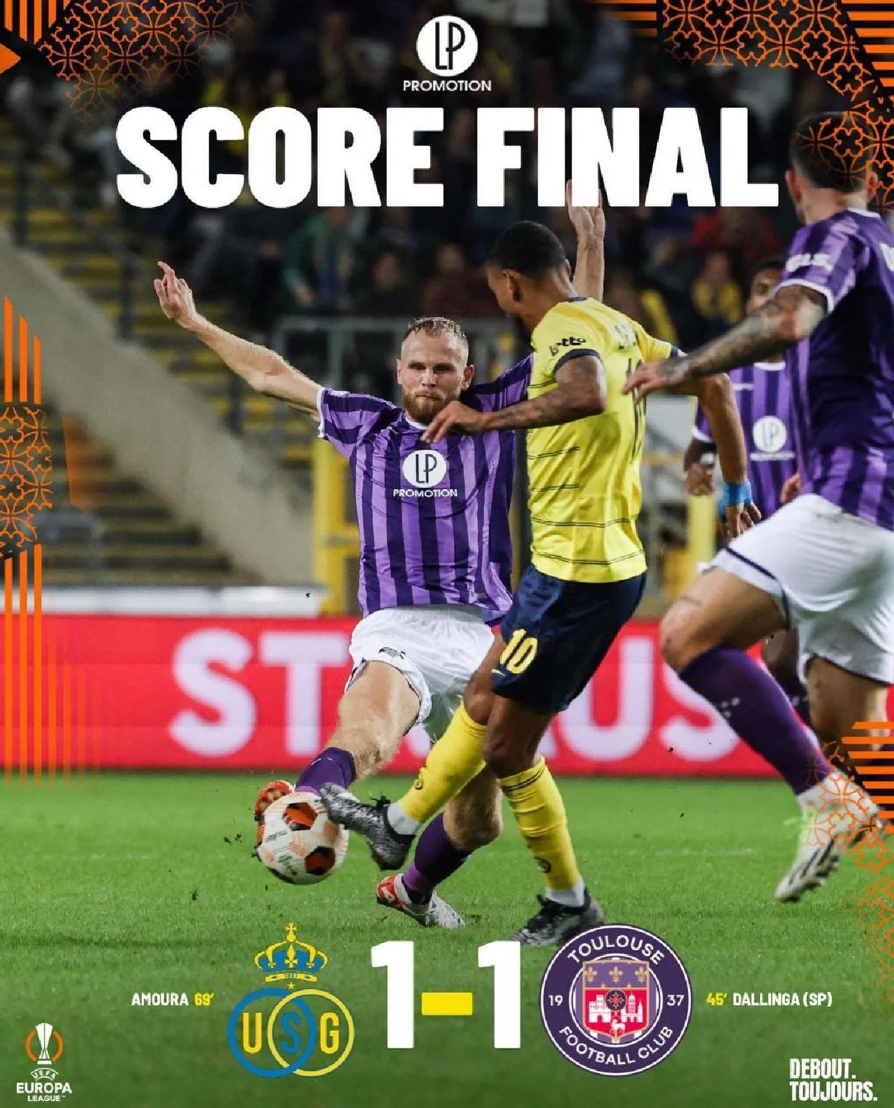 图卢兹击败里尔反弹之战大获胜利 图卢兹击败里尔反弹之战大获胜利