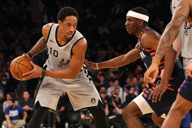 热火主场不敌马刺，德罗赞压哨绝杀